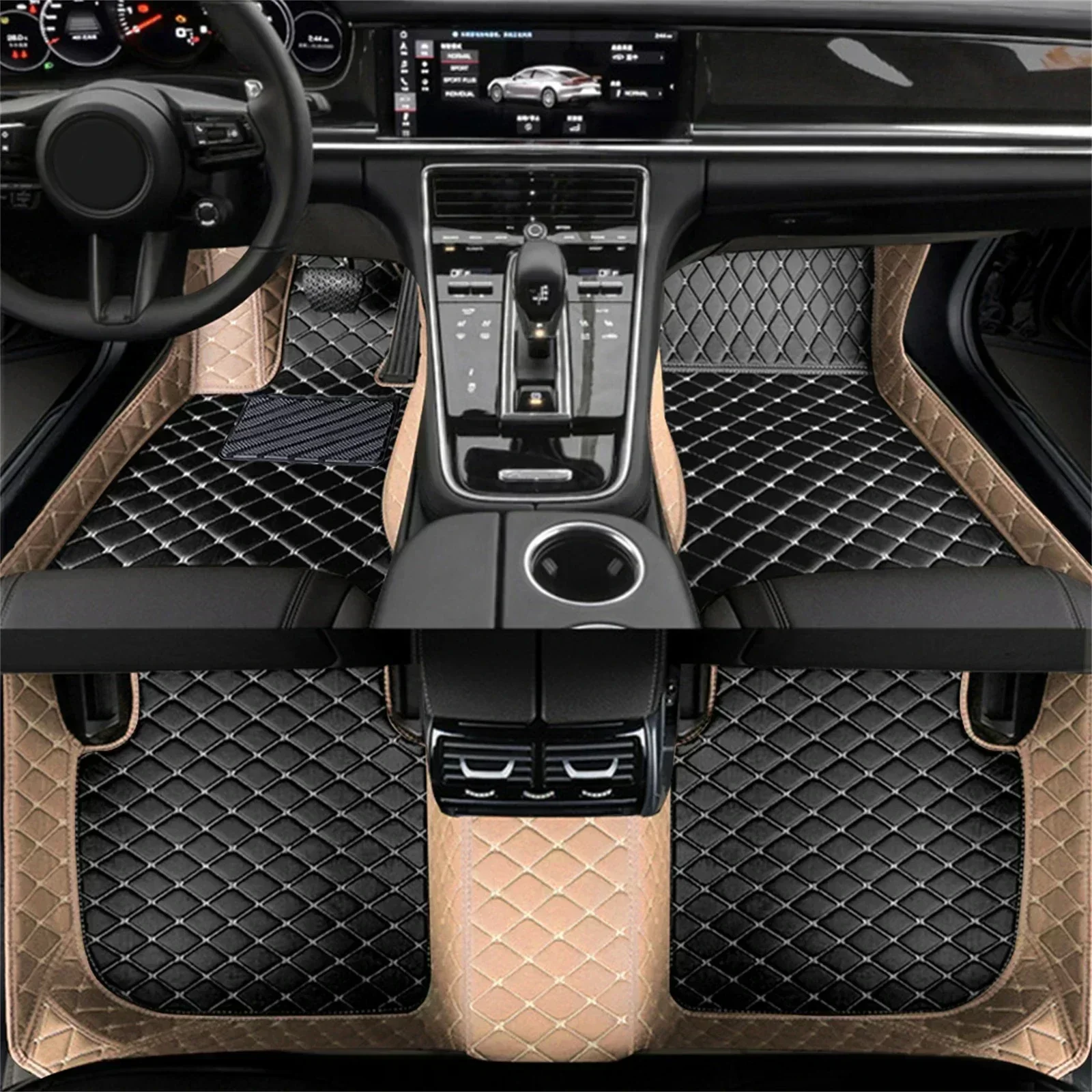 Color Splicing Car Floor Mats  - огляд і ціна Car Floor Mat