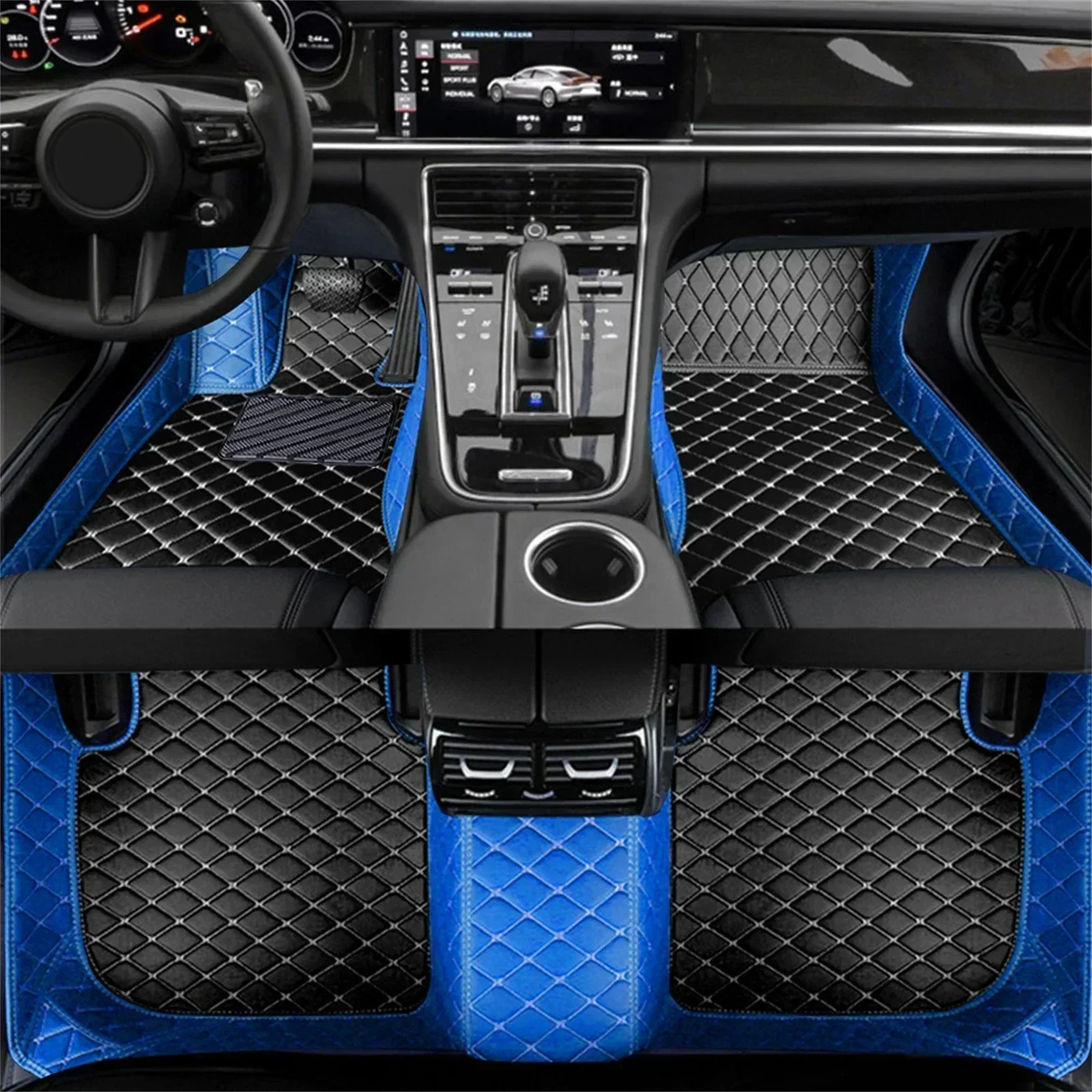Color Splicing Car Floor Mats  - огляд і ціна Car Floor Mat