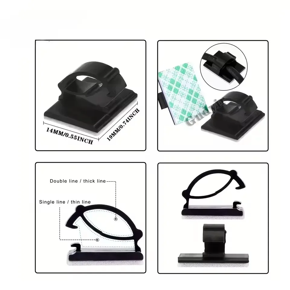 Adhesive Car Cable Charger Lin - огляд і ціна Car Cable Organizer