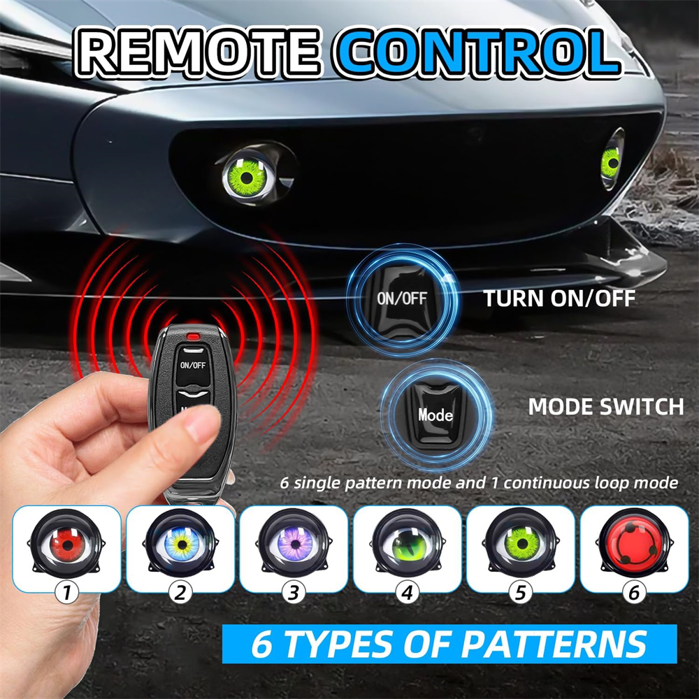  6-Mode Led Dynamic Devil Eye - огляд і ціна Car Led Light
