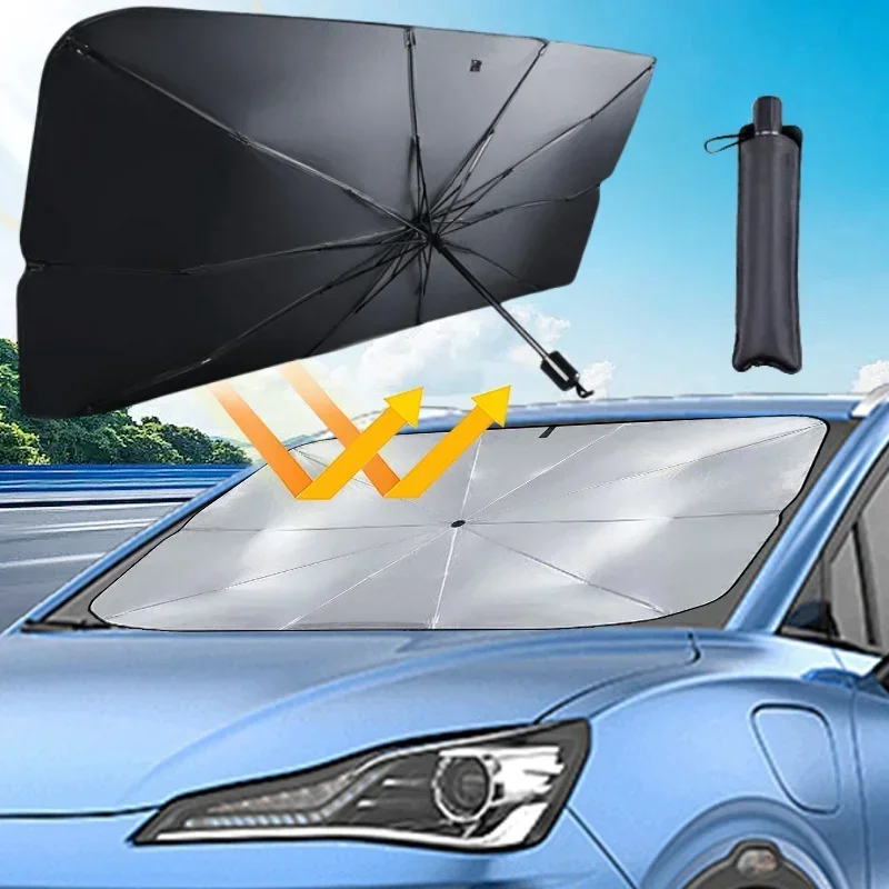 Car Windshield Sun Shade, Fold - огляд і ціна Windshield Sun Shade