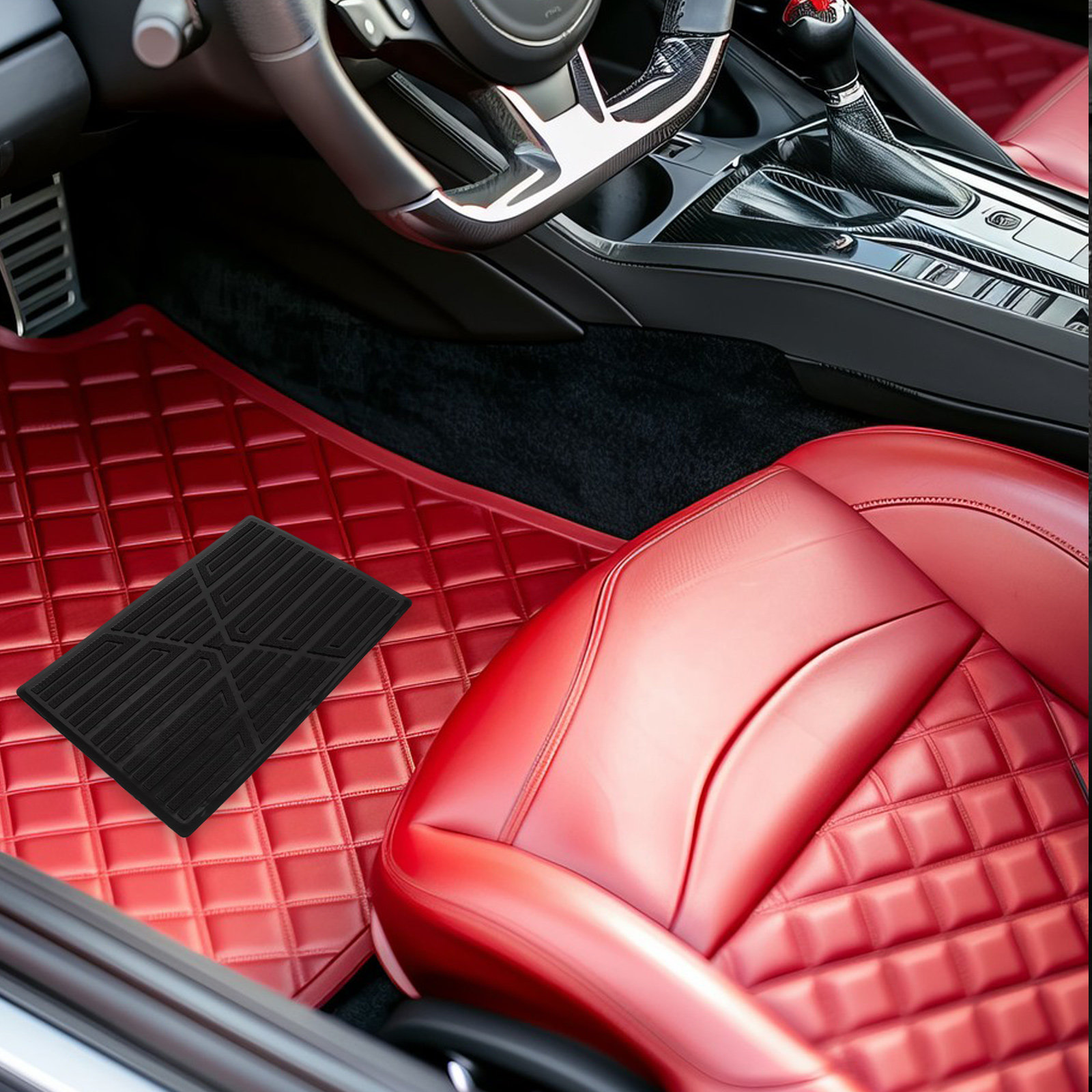 Heavy-Duty Rubber Car Floor Ca - огляд і ціна Car Floor Mat