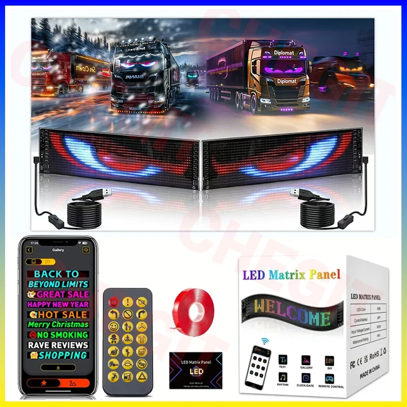 Led Display Truck Eye Car Sign - огляд і ціна Car Led Light