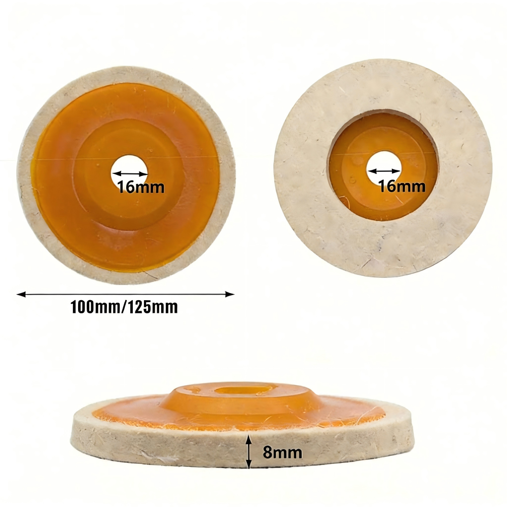 Wool Felt Buff Polishing Wheel - огляд і ціна Car Mirror