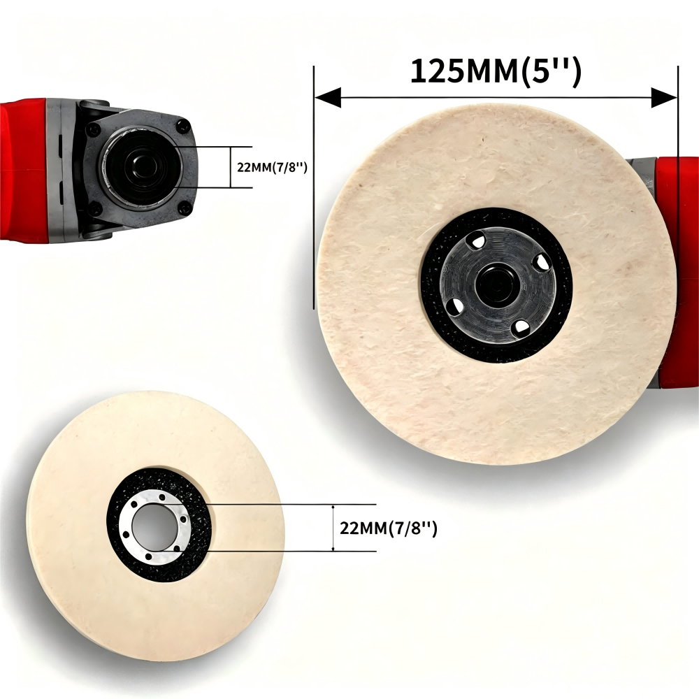Wool Felt Buff Polishing Wheel - огляд і ціна Car Mirror