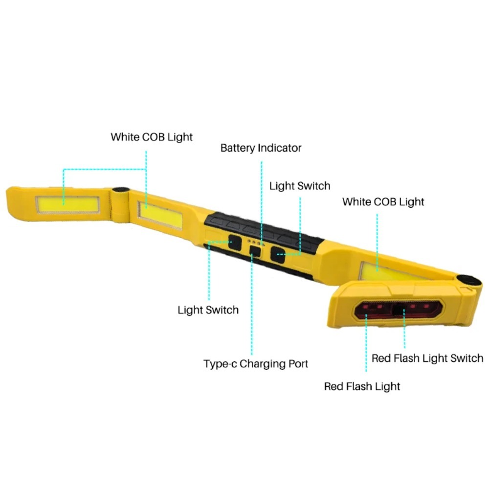 Portable COB Magnetic LED Work - огляд і ціна Car Led Light