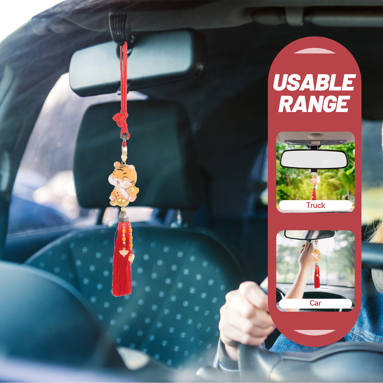 1Pcs Car Interior Tiger Pendan - огляд і ціна Car Air Freshener