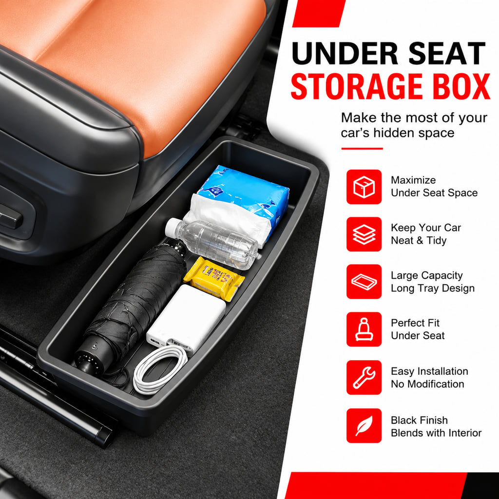 PINMOAP Under Seat Car Storage - огляд і ціна Car Cable Organizer